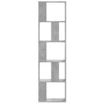 vidaXL Bibliotecă cu 5 niveluri gri beton 45x23,5x162,5 cm lemn vidaXL Bibliotecă cu 5 niveluri gri beton 45x23,5x162,5 cm lemn