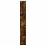 vidaXL Bibliotecă cu 5 niveluri stejar fumuriu 45x23,5x162,5 cm lemn vidaXL Bibliotecă cu 5 niveluri stejar fumuriu 45x23,5x162,5 cm lemn