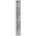 vidaXL Bibliotecă 5 niveluri gri sonoma 45x23,5x162,5cm lemn prelucrat vidaXL Bibliotecă 5 niveluri gri sonoma 45x23,5x162,5cm lemn prelucrat