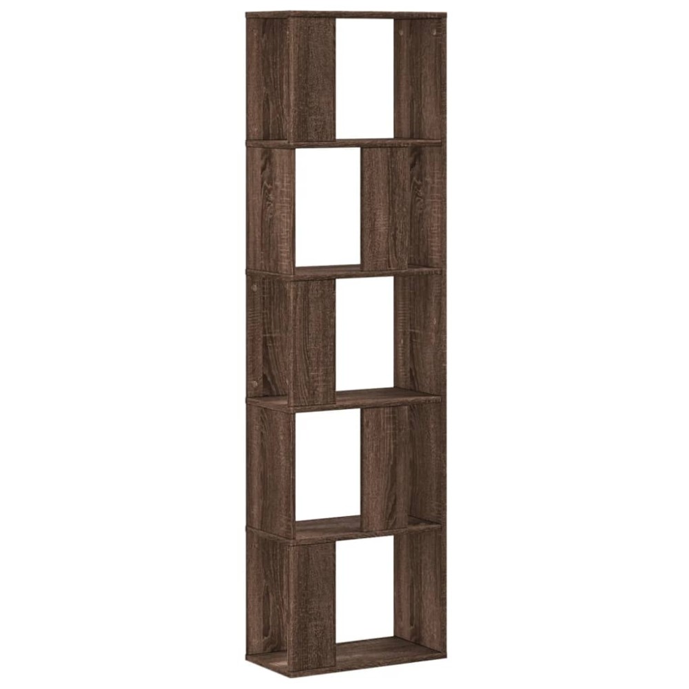 vidaXL Bibliotecă 5 niveluri stejar maro 45x23,5x162,5 cm lemn