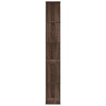 vidaXL Bibliotecă 5 niveluri stejar maro 45x23,5x162,5 cm lemn vidaXL Bibliotecă 5 niveluri stejar maro 45x23,5x162,5 cm lemn