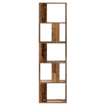 vidaXL Bibliotecă cu 5 niveluri lemn vechi 45x23,5x162,5 cm lemn vidaXL Bibliotecă cu 5 niveluri lemn vechi 45x23,5x162,5 cm lemn