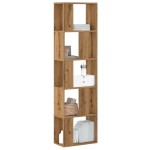 vidaXL Bibliotecă 5 niveluri stejar artizanal 45x23,5x162,5 cm lemn vidaXL Bibliotecă 5 niveluri stejar artizanal 45x23,5x162,5 cm lemn