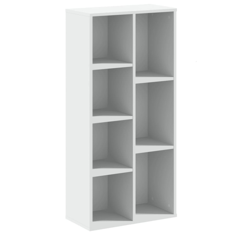 vidaXL Bibliotecă, alb, 50x25x105 cm, lemn prelucrat