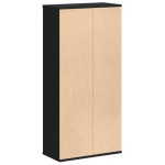 vidaXL Bibliotecă, negru, 50x25x105 cm, lemn prelucrat vidaXL Bibliotecă, negru, 50x25x105 cm, lemn prelucrat