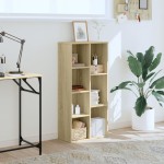 vidaXL Bibliotecă, stejar sonoma, 50x25x105 cm, lemn prelucrat vidaXL Bibliotecă, stejar sonoma, 50x25x105 cm, lemn prelucrat