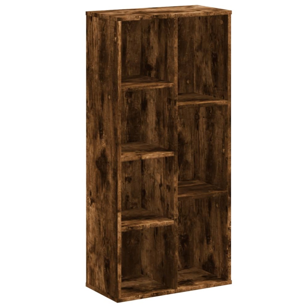 vidaXL Bibliotecă, stejar fumuriu, 50x25x105 cm, lemn prelucrat