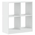 vidaXL Bibliotecă, albă, 68,5x32x75 cm, lemn prelucrat vidaXL Bibliotecă, albă, 68,5x32x75 cm, lemn prelucrat