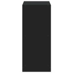 vidaXL Bibliotecă, negru, 68,5x32x75 cm, lemn prelucrat vidaXL Bibliotecă, negru, 68,5x32x75 cm, lemn prelucrat
