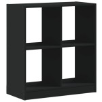 vidaXL Bibliotecă, negru, 68,5x32x75 cm, lemn prelucrat vidaXL Bibliotecă, negru, 68,5x32x75 cm, lemn prelucrat