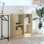 vidaXL Bibliotecă, stejar sonoma, 68,5x32x75 cm, lemn prelucrat vidaXL Bibliotecă, stejar sonoma, 68,5x32x75 cm, lemn prelucrat