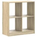 vidaXL Bibliotecă, stejar sonoma, 68,5x32x75 cm, lemn prelucrat vidaXL Bibliotecă, stejar sonoma, 68,5x32x75 cm, lemn prelucrat