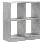 vidaXL Bibliotecă, gri beton, 68,5x32x75 cm, lemn prelucrat vidaXL Bibliotecă, gri beton, 68,5x32x75 cm, lemn prelucrat
