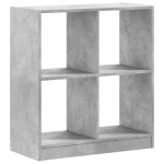 vidaXL Bibliotecă, gri beton, 68,5x32x75 cm, lemn prelucrat vidaXL Bibliotecă, gri beton, 68,5x32x75 cm, lemn prelucrat
