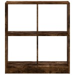 vidaXL Bibliotecă, stejar afumat, 68,5x32x75 cm, lemn prelucrat vidaXL Bibliotecă, stejar afumat, 68,5x32x75 cm, lemn prelucrat