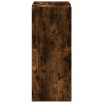 vidaXL Bibliotecă, stejar afumat, 68,5x32x75 cm, lemn prelucrat vidaXL Bibliotecă, stejar afumat, 68,5x32x75 cm, lemn prelucrat