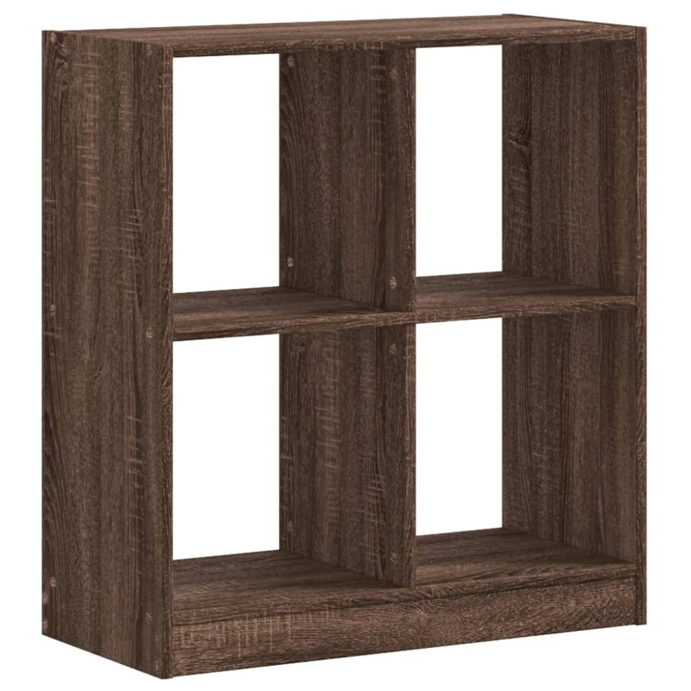 vidaXL Bibliotecă, stejar maro, 68,5x32x75 cm, lemn prelucrat
