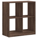 vidaXL Bibliotecă, stejar maro, 68,5x32x75 cm, lemn prelucrat vidaXL Bibliotecă, stejar maro, 68,5x32x75 cm, lemn prelucrat