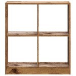vidaXL Bibliotecă, lemn vechi, 68,5x32x75 cm, lemn prelucrat vidaXL Bibliotecă, lemn vechi, 68,5x32x75 cm, lemn prelucrat