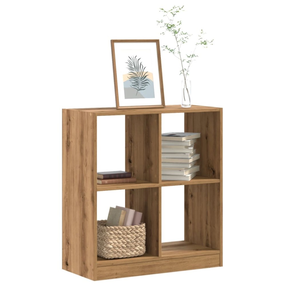 vidaXL Bibliotecă, stejar artizanal, 68,5x32x75 cm, lemn prelucrat