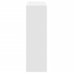 vidaXL Bibliotecă, alb, 102x32x102 cm, lemn prelucrat