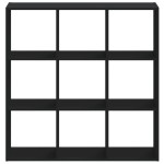 vidaXL Bibliotecă, negru, 102x32x102 cm, lemn prelucrat vidaXL Bibliotecă, negru, 102x32x102 cm, lemn prelucrat