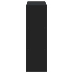 vidaXL Bibliotecă, negru, 102x32x102 cm, lemn prelucrat vidaXL Bibliotecă, negru, 102x32x102 cm, lemn prelucrat