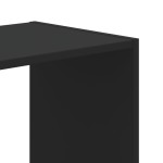 vidaXL Bibliotecă, negru, 102x32x102 cm, lemn prelucrat vidaXL Bibliotecă, negru, 102x32x102 cm, lemn prelucrat