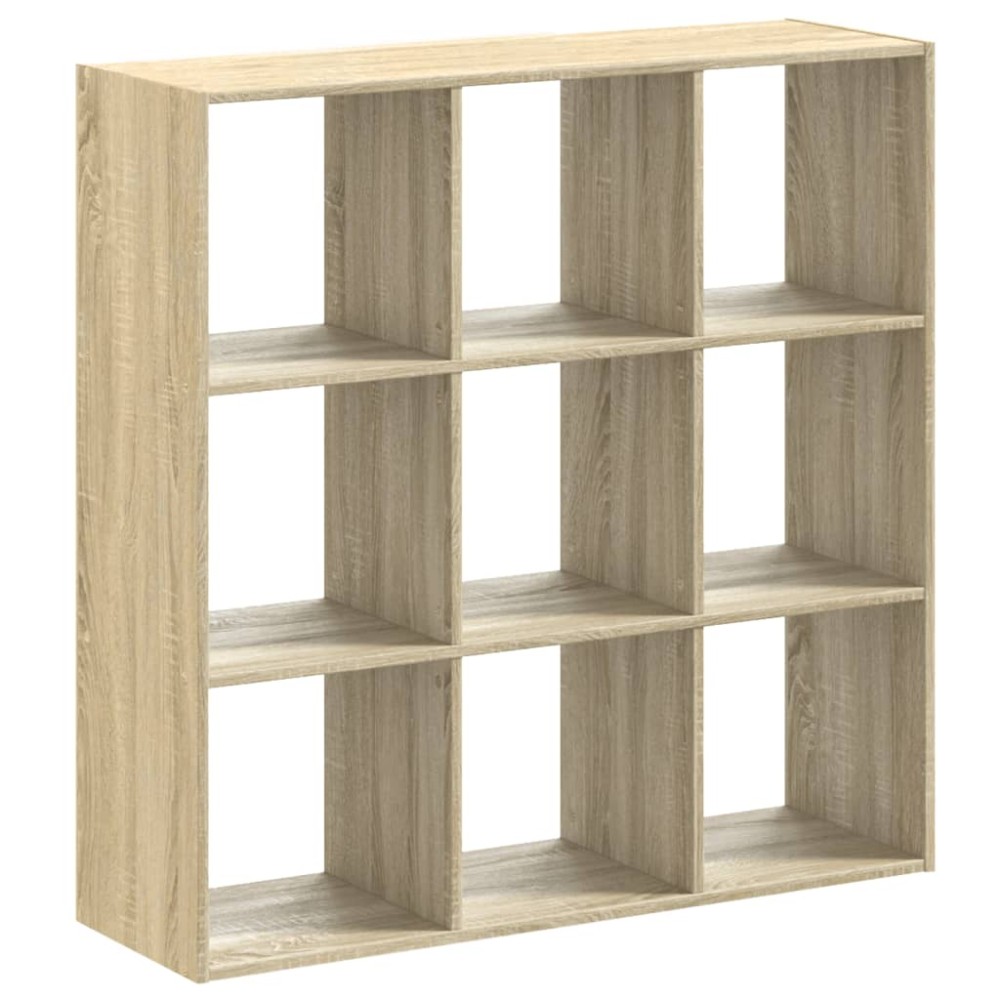 vidaXL Bibliotecă, stejar sonoma, 102x32x102 cm, lemn prelucrat