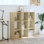 vidaXL Bibliotecă, stejar sonoma, 102x32x102 cm, lemn prelucrat vidaXL Bibliotecă, stejar sonoma, 102x32x102 cm, lemn prelucrat
