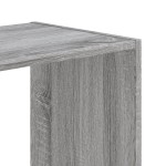 vidaXL Bibliotecă, gri sonoma, 102x32x102 cm, lemn prelucrat vidaXL Bibliotecă, gri sonoma, 102x32x102 cm, lemn prelucrat