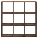 vidaXL Bibliotecă, stejar maro, 102x32x102 cm, lemn prelucrat