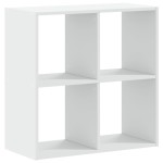 vidaXL Bibliotecă, albă, 68,5x32x68,5 cm, lemn prelucrat vidaXL Bibliotecă, albă, 68,5x32x68,5 cm, lemn prelucrat