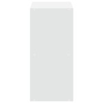 vidaXL Bibliotecă, albă, 68,5x32x68,5 cm, lemn prelucrat vidaXL Bibliotecă, albă, 68,5x32x68,5 cm, lemn prelucrat