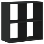 vidaXL Bibliotecă, negru, 68,5x32x68,5 cm, lemn prelucrat vidaXL Bibliotecă, negru, 68,5x32x68,5 cm, lemn prelucrat