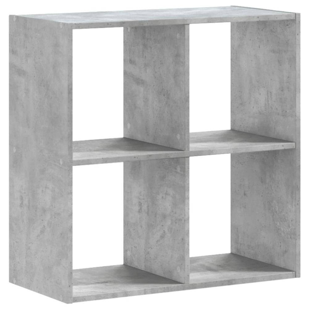 vidaXL Bibliotecă, gri beton, 68,5x32x68,5 cm, lemn prelucrat