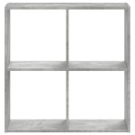 vidaXL Bibliotecă, gri beton, 68,5x32x68,5 cm, lemn prelucrat vidaXL Bibliotecă, gri beton, 68,5x32x68,5 cm, lemn prelucrat