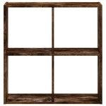 vidaXL Bibliotecă, stejar afumat, 68,5x32x68,5 cm, lemn compozit vidaXL Bibliotecă, stejar afumat, 68,5x32x68,5 cm, lemn compozit