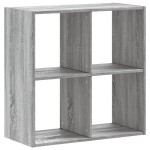 vidaXL Bibliotecă, gri sonoma, 68,5x32x68,5 cm, lemn prelucrat