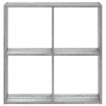 vidaXL Bibliotecă, gri sonoma, 68,5x32x68,5 cm, lemn prelucrat
