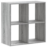 vidaXL Bibliotecă, gri sonoma, 68,5x32x68,5 cm, lemn prelucrat