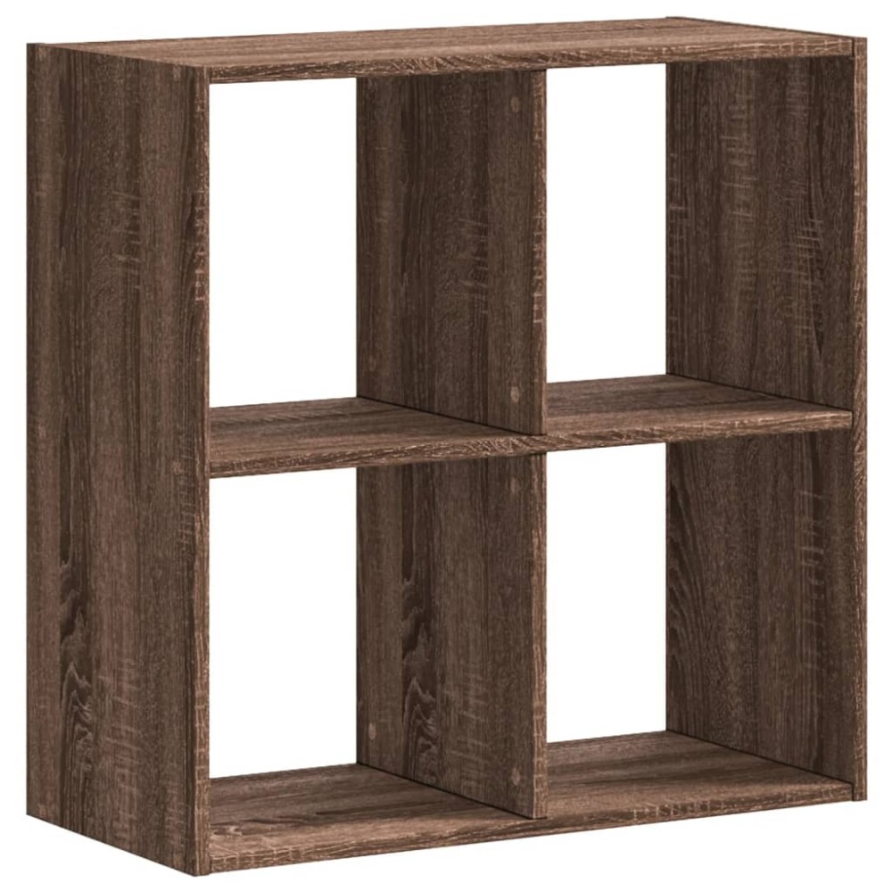 vidaXL Bibliotecă, stejar maro, 68,5x32x68,5 cm, lemn prelucrat