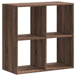 vidaXL Bibliotecă, stejar maro, 68,5x32x68,5 cm, lemn prelucrat vidaXL Bibliotecă, stejar maro, 68,5x32x68,5 cm, lemn prelucrat