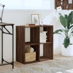 vidaXL Bibliotecă, stejar maro, 68,5x32x68,5 cm, lemn prelucrat vidaXL Bibliotecă, stejar maro, 68,5x32x68,5 cm, lemn prelucrat