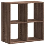vidaXL Bibliotecă, stejar maro, 68,5x32x68,5 cm, lemn prelucrat vidaXL Bibliotecă, stejar maro, 68,5x32x68,5 cm, lemn prelucrat