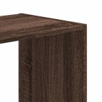 vidaXL Bibliotecă, stejar maro, 68,5x32x68,5 cm, lemn prelucrat vidaXL Bibliotecă, stejar maro, 68,5x32x68,5 cm, lemn prelucrat