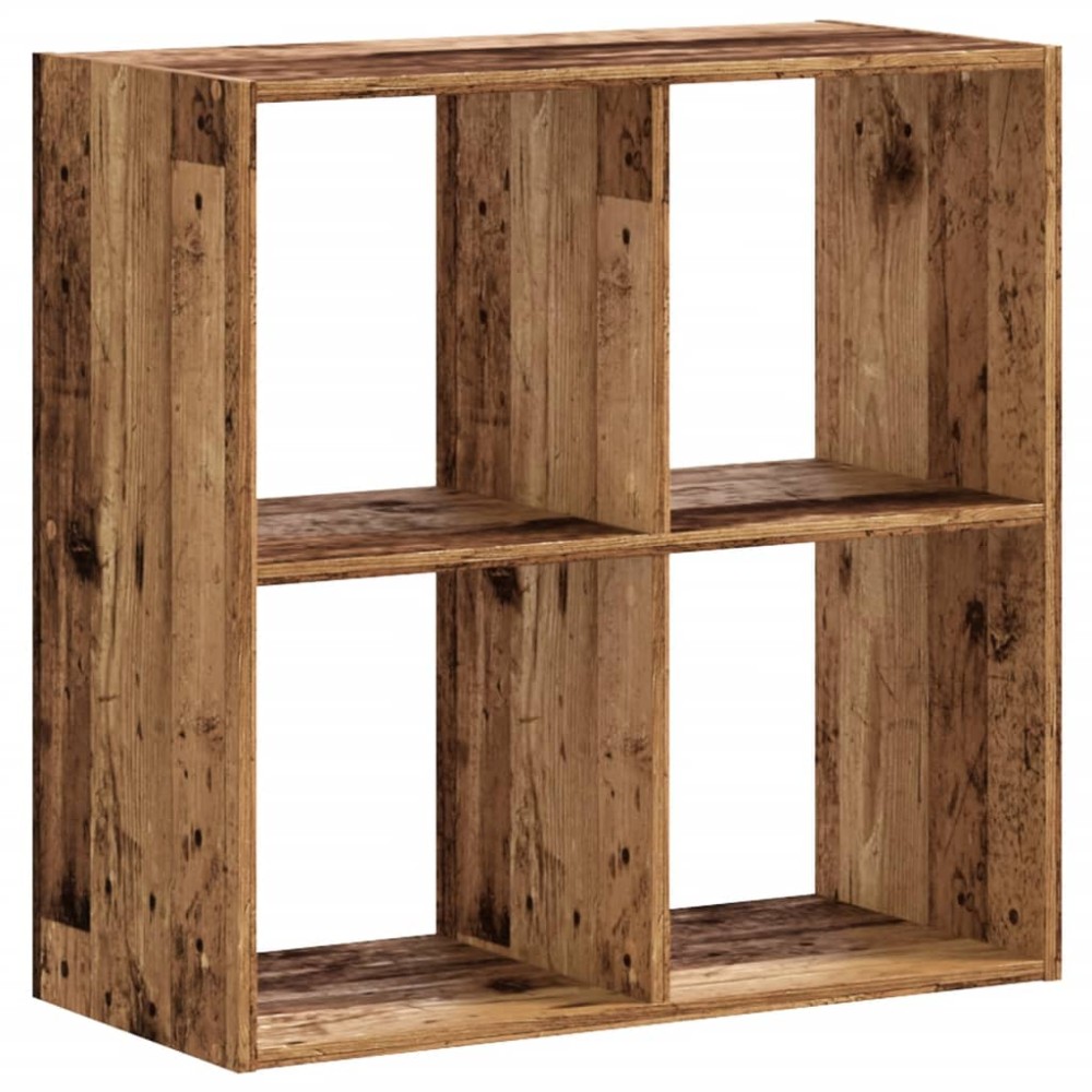 vidaXL Bibliotecă, lemn vechi, 68,5x32x68,5 cm, lemn prelucrat