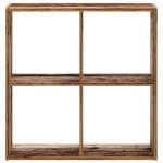 vidaXL Bibliotecă, lemn vechi, 68,5x32x68,5 cm, lemn prelucrat vidaXL Bibliotecă, lemn vechi, 68,5x32x68,5 cm, lemn prelucrat