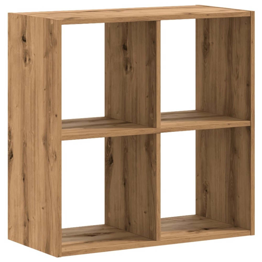 vidaXL Bibliotecă, stejar artizanal, 68,5x32x68,5 cm, lemn prelucrat