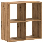 vidaXL Bibliotecă, stejar artizanal, 68,5x32x68,5 cm, lemn prelucrat vidaXL Bibliotecă, stejar artizanal, 68,5x32x68,5 cm, lemn prelucrat